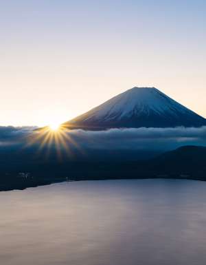 Lake Motosu, Japan swimming