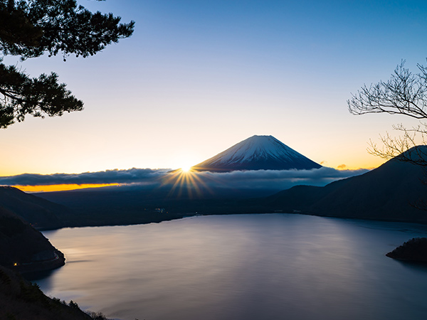 Lake Motosu, Japan swimming