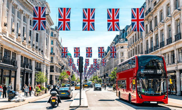 double decker bus in london