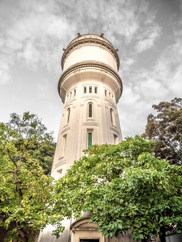 the towering structure of Chateau d’Eau