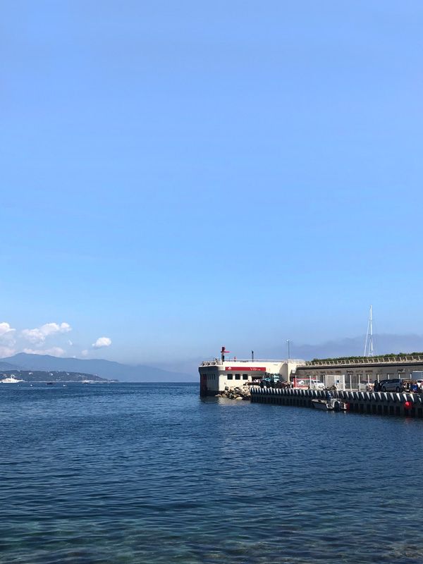 the tip of a pier in the Port de Fontvieille