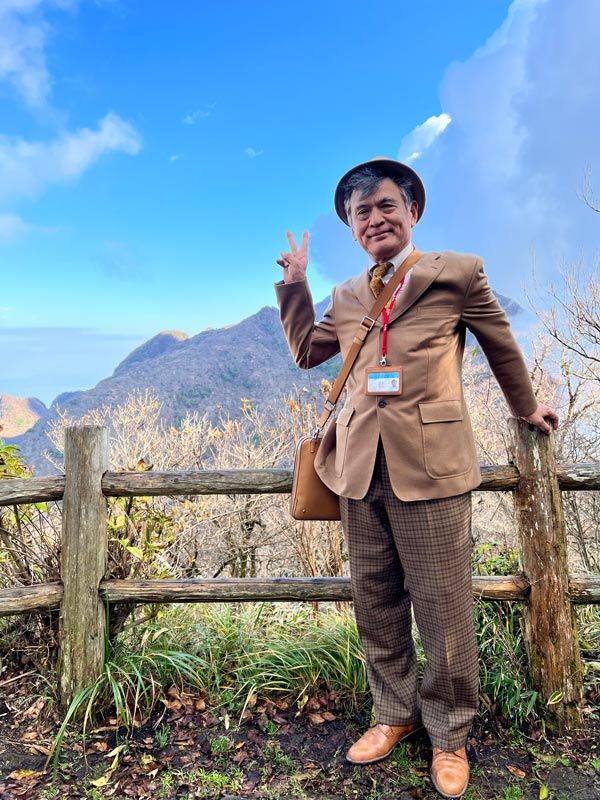 a photo of guide Tsunoda Shuji