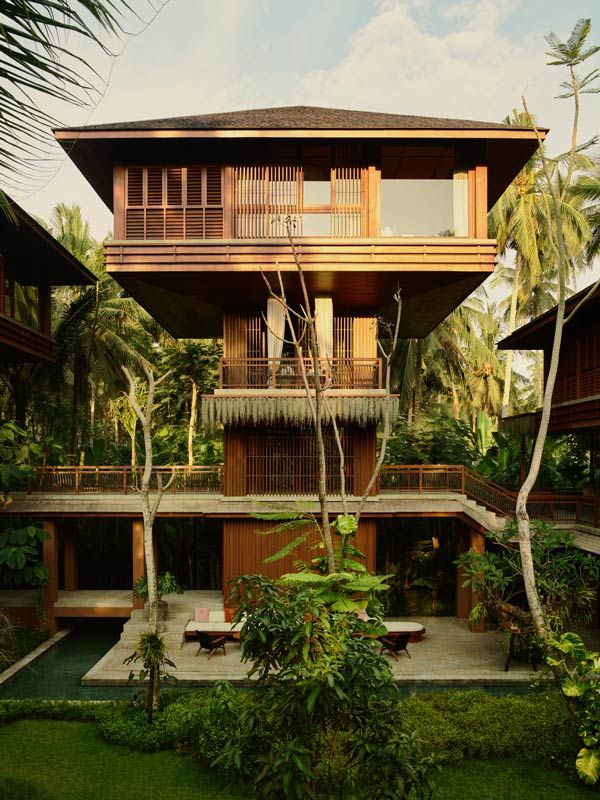 treehouse-style rooms at Lost Lindenberg hotel, Bali
