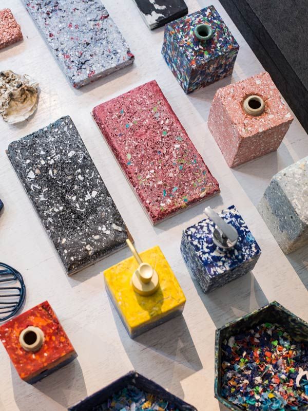 artworks made during waste lab eco workshop