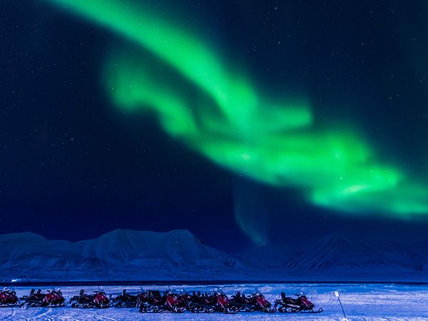 Svalbard northern lights