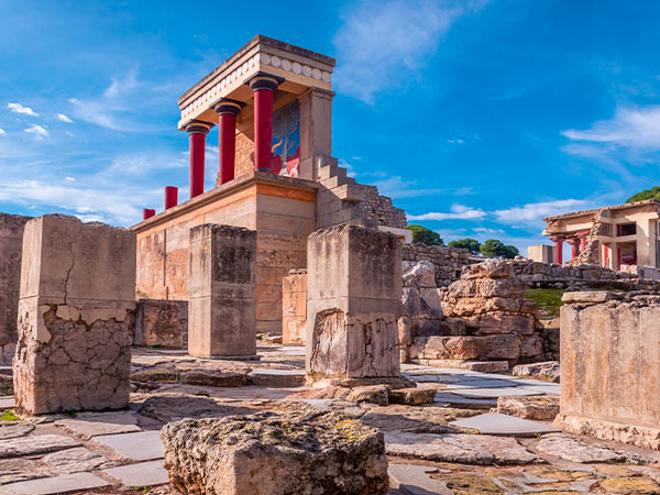 Knossos in Crete