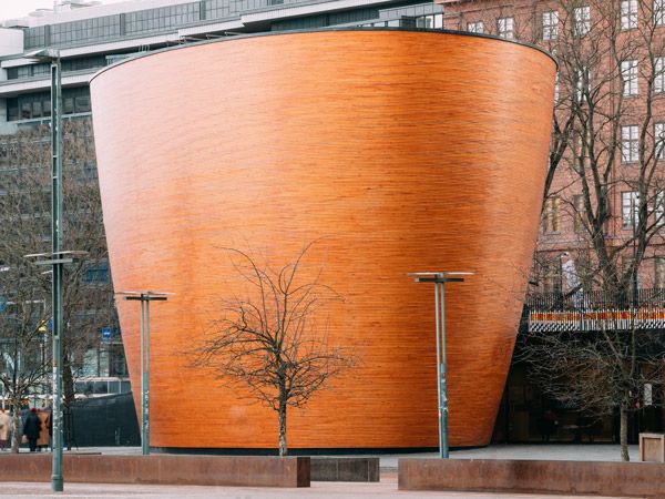 the Kamppi Chapel of Silence in Finland