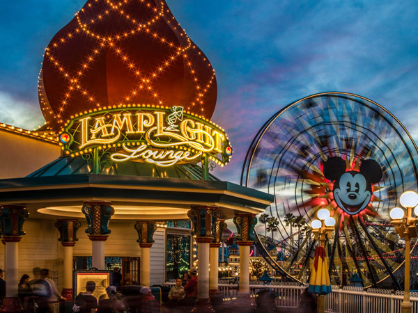exterior of Lamplight Lounge at Disney California Adventure Park