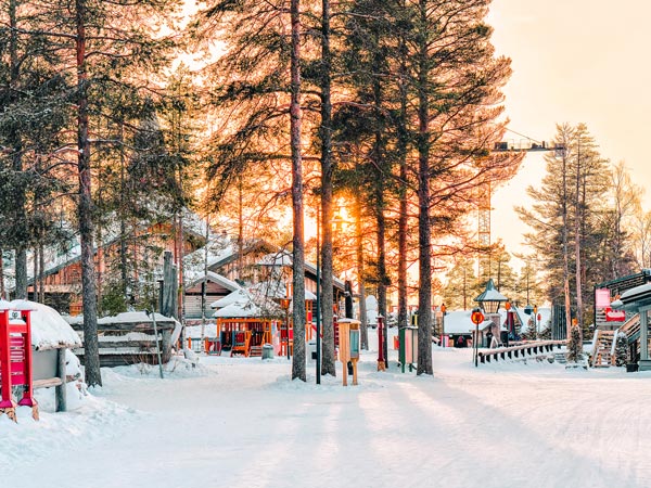 the Santa Claus Village in Finland
