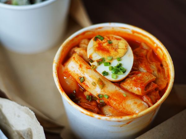 a serving of Tteokbokki