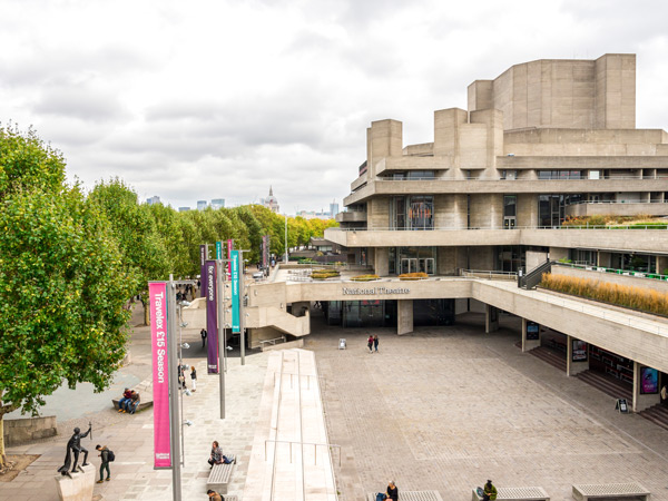 an overhead shot of Queen Elizabeth Hall Roof Garden