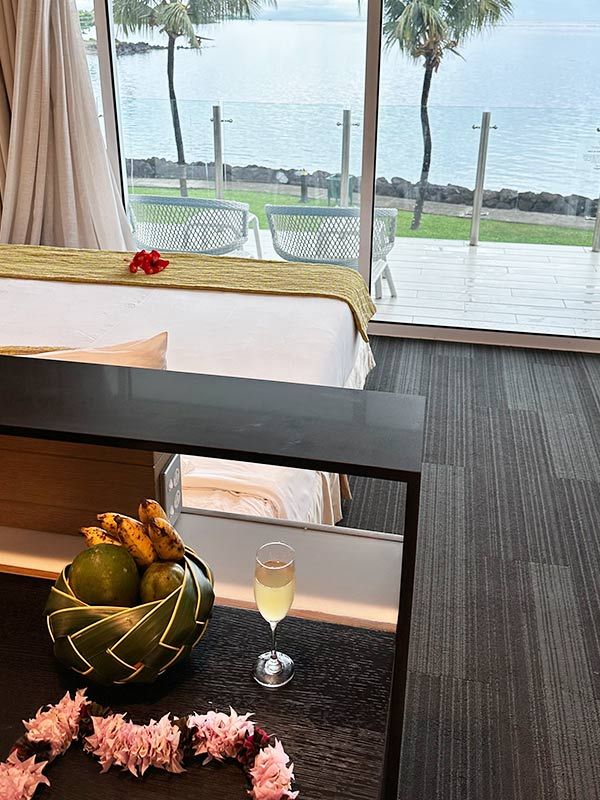 Taumeasina Island Resort room
