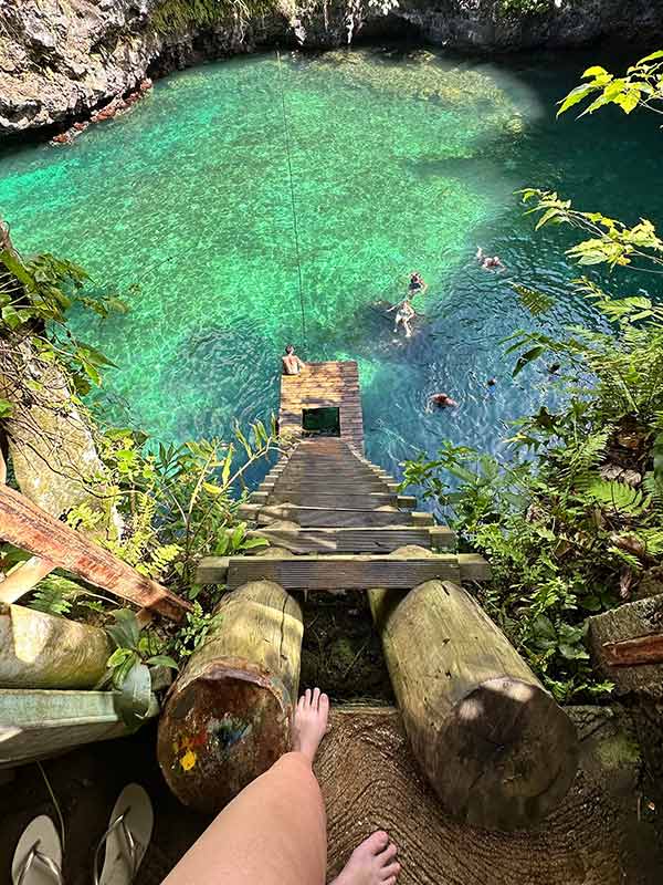 To Sua Ocean Trench ladder, Samoa
