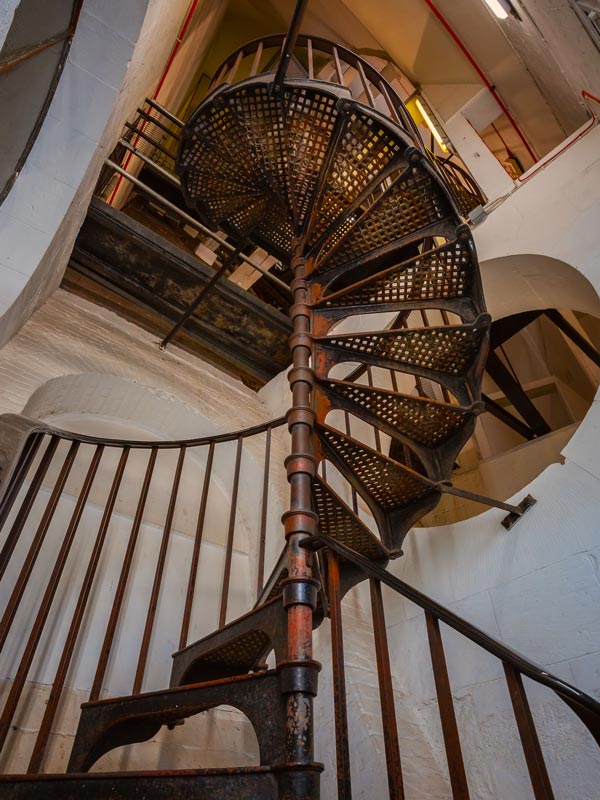 a magnificent stairway at St Pauls Cathedral, London