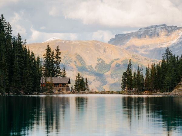 view of the Lake Agnes, Banff, Canada