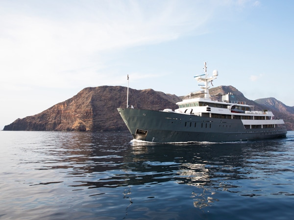 the bespoke ship Aqua Blu