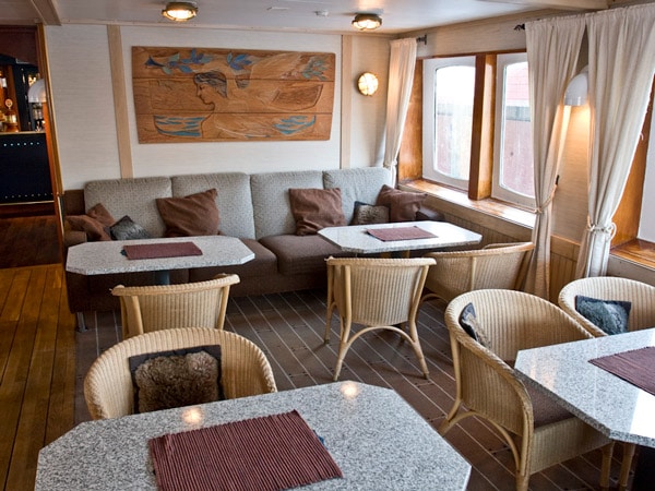 onboard the MS Nordstjernen