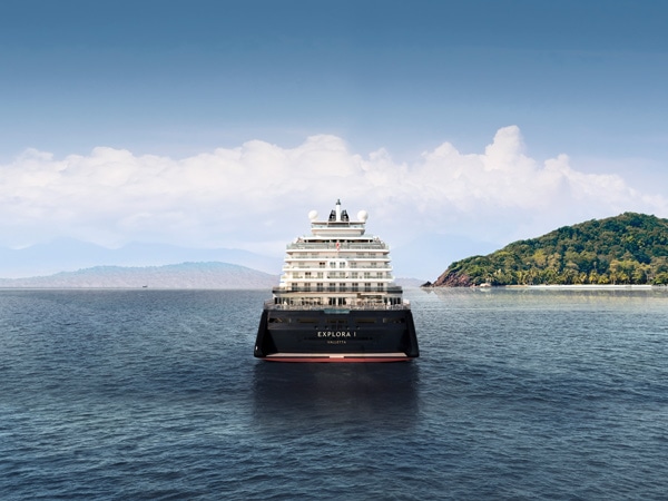 the ship of EXPLORA I Caribbean
