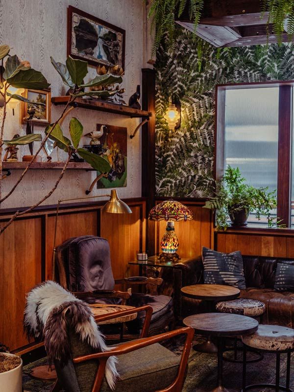 the interior of Fern Bar