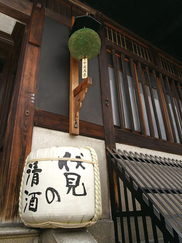 the Fushimi sake district , Kyoto