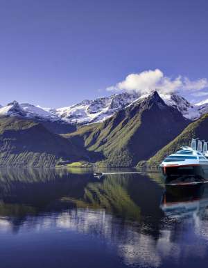 Hjorundfjord Hurtigruten Sea Zero concept visualisation