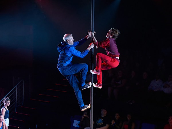 a duel reality performance onboard Virgin Voyages’ Resilient Lady