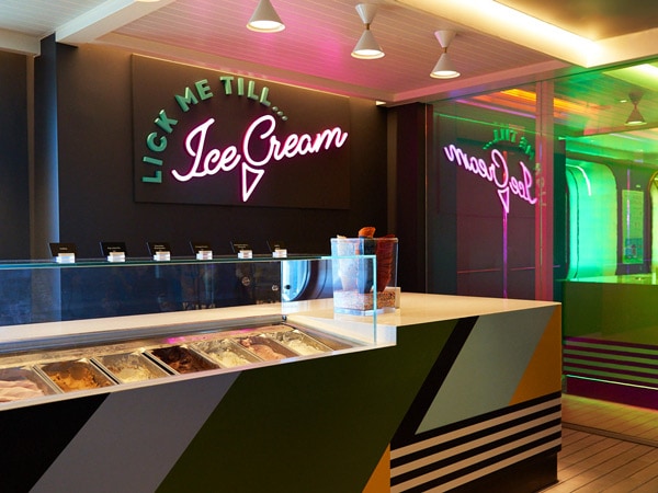 Lick Me Till Ice Cream at Virgin Voyages’ Resilient Lady