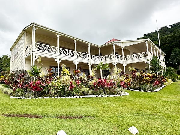 exterior of Robert Louis Stevenson Museum, Samoa