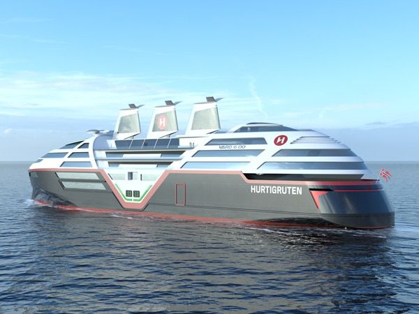 Hurtigruten Sea Zero Concept Visualisation