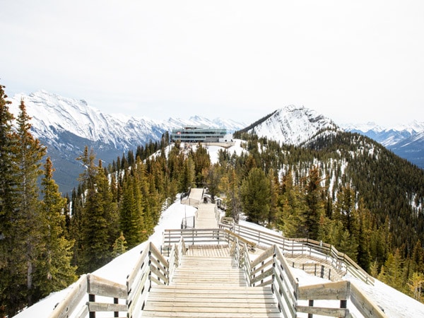 sweeping views of the Sulphur Mountain, Banff, Canada