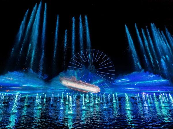 Star Wars scene in World of Color – ONE at Disney California Adventure Park