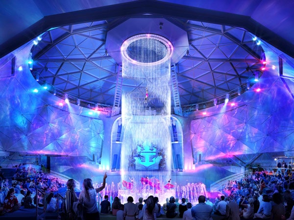 the Aquadome at Royal Caribbean Icon of the Seas