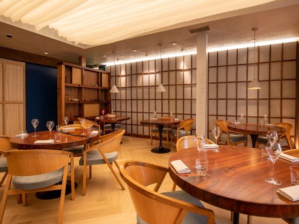 the dining interior of Atelier Crenn, San Francisco