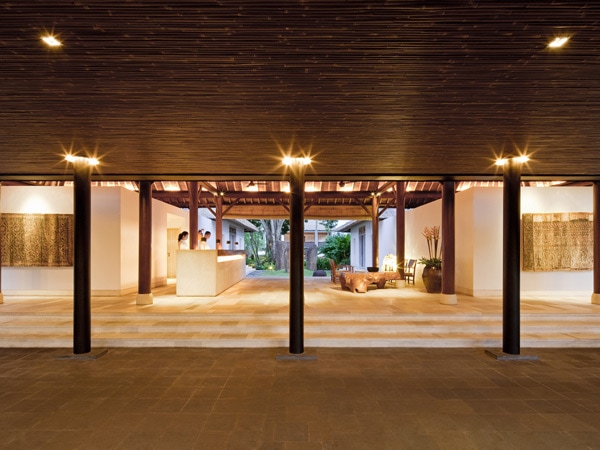 the lobby at COMO Uma Ubud