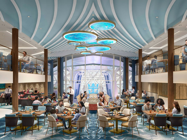 the Coastal Kitchen dining on the Icon of the Seas