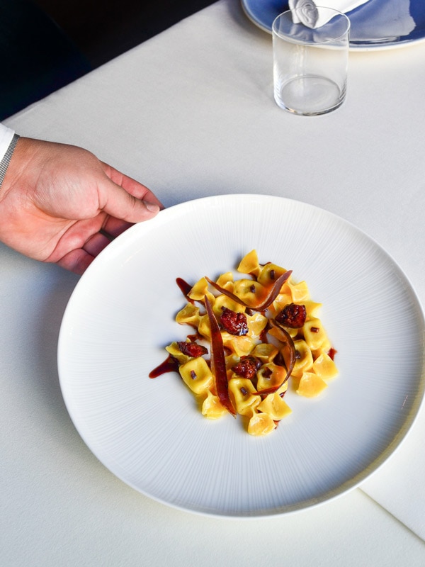 a table-top view of food at AFICI, San Francisco