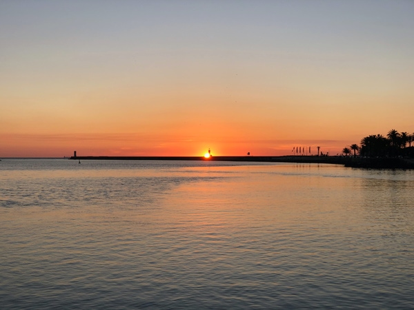Foz do Douro at sunset