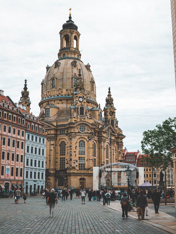 the Lutheran church of Frauenkirche Dresden