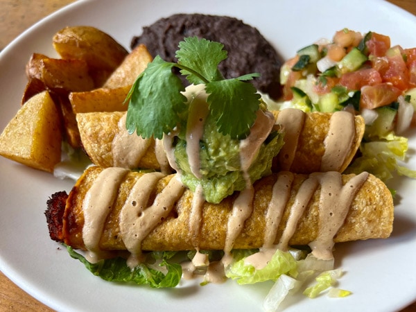 an organic-based dessert at Gracias Madre, San Francisco