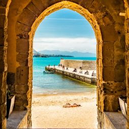 the Cefalú Archway to the beach, Sicily