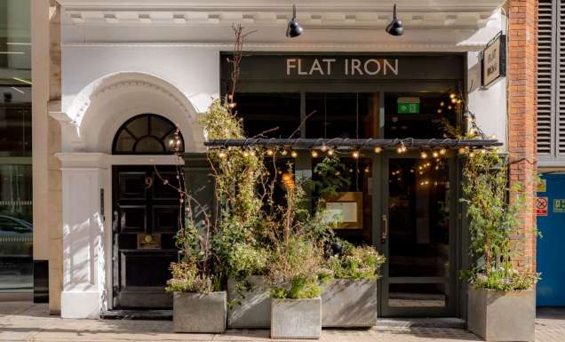Exterior of the Flat iron in Kensington