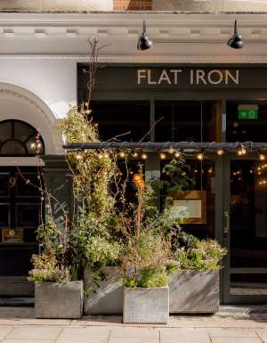 Exterior of the Flat iron in Kensington