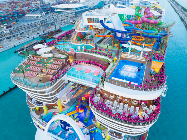 the arrival of Royal Caribbean International’s highly anticipated Icon of the Seas in Miami