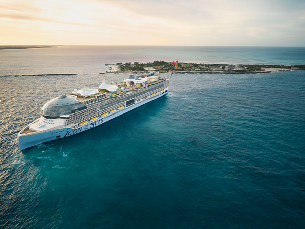 the arrival of the Icon of the Seas, The Perfect Day at CocoCay in The Bahamas