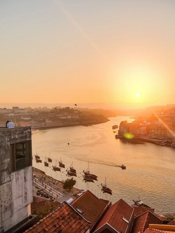 Jardim do Morro at sunset