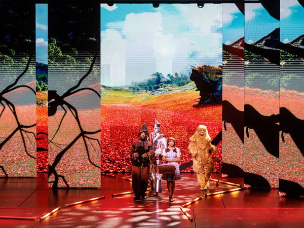 the Wizard Of Oz show on the Icon of the Seas