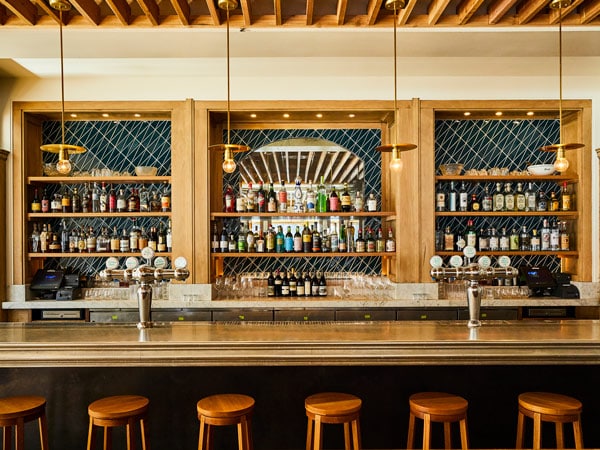 the bar inside Wildseed, San Francisco