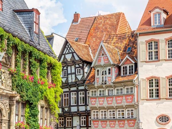 charming houses in Quedlinburg, Berlin