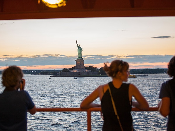 Staten Island Ferry view of the Statue Of Liberty
