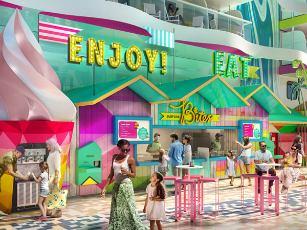 the Surfside Bites on the Icon of the Seas